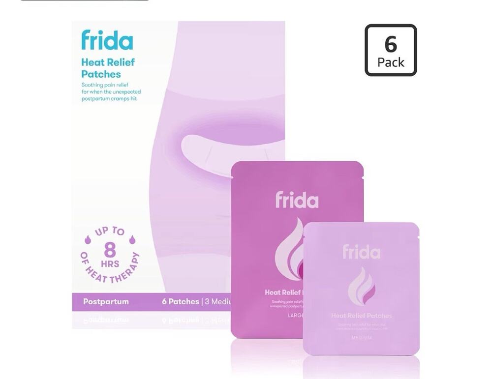 Frida Mom Uterine Recovery Patches, Heating Pad for After Birth Comfort, 8-Hours
